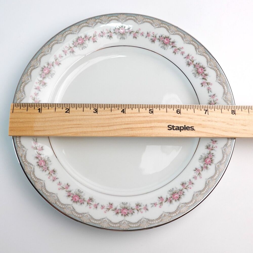Vtg Noritake China Glenwood Dinnerware 7 Piece Place Setting for one #5770 Japan - Picture 14 of 16